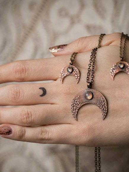 Alloy Moon Bohemian Necklace - INS | Online Fashion Free Shipping Clothing, Dresses, Tops, Shoes