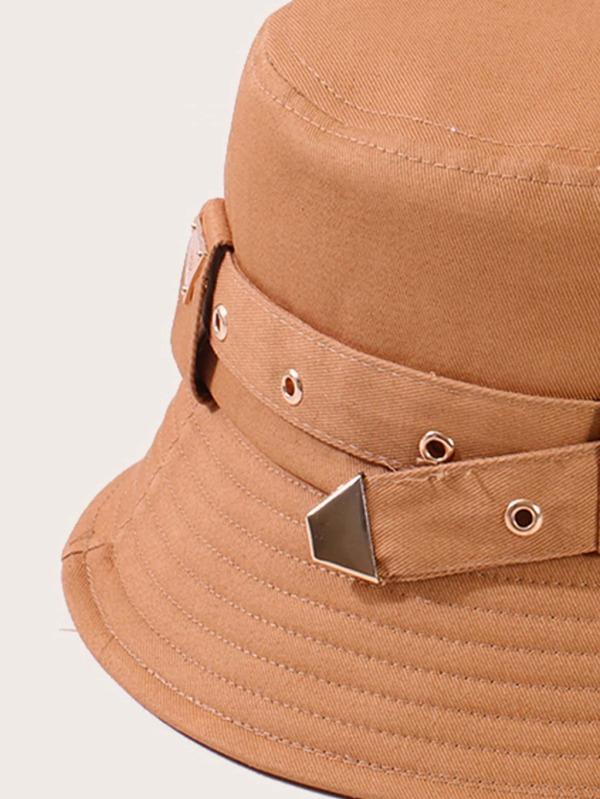 Belt Decor Bucket Hat - INS | Online Fashion Free Shipping Clothing, Dresses, Tops, Shoes