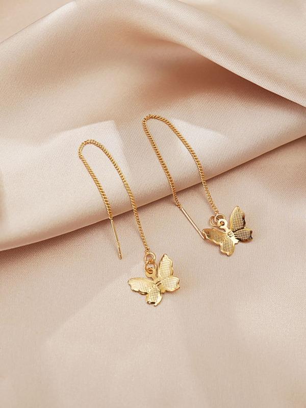 Butterfly Decor Drop Earrings - INS | Online Fashion Free Shipping Clothing, Dresses, Tops, Shoes