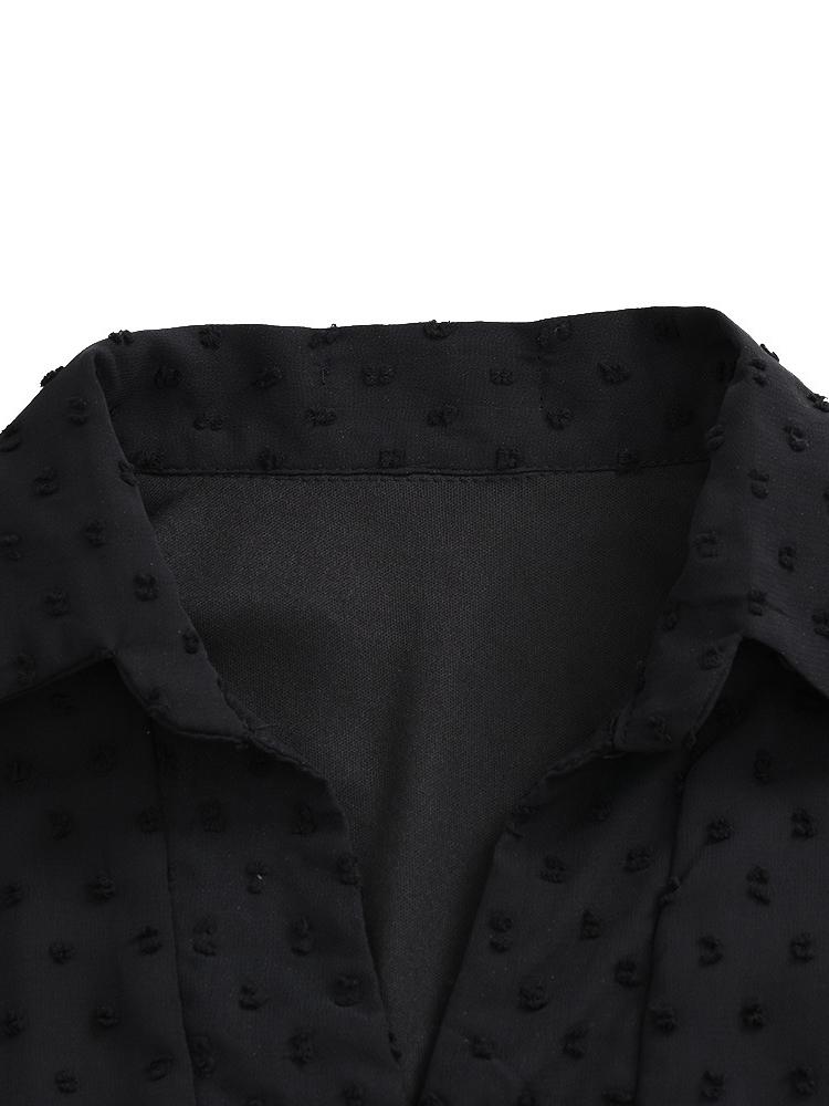 Casual Black Button Embellished Mesh Dress - Mini Dresses - INS | Online Fashion Free Shipping Clothing, Dresses, Tops, Shoes - 20/07/2021 - 30-40 - color-black