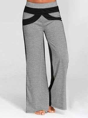 Casual Contrast Long Wide-leg Pants - Pants - INS | Online Fashion Free Shipping Clothing, Dresses, Tops, Shoes - 18/06/2021 - 20-30 - Bottoms