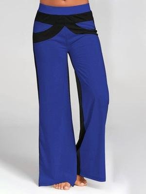 Casual Contrast Long Wide-leg Pants - Pants - INS | Online Fashion Free Shipping Clothing, Dresses, Tops, Shoes - 18/06/2021 - 20-30 - Bottoms