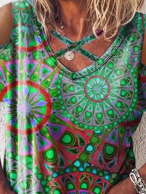 Casual Pullover Off-shoulder Short Sleeve T-shirt - T-shirts - INS | Online Fashion Free Shipping Clothing, Dresses, Tops, Shoes - 05/07/2021 - 20-30 - color-green