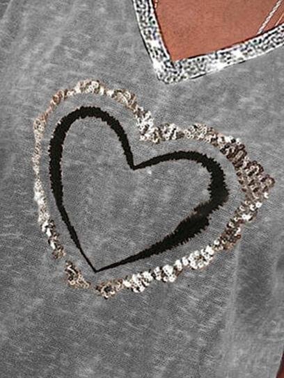 Casual Solid Color Short Sleeve Pullover Top - T-shirts - INS | Online Fashion Free Shipping Clothing, Dresses, Tops, Shoes - 03/06/2021 - Color_Gray - Season_Summer