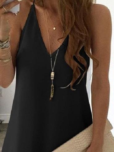 Casual Solid Color Sleeveless Suspender Mini Skirt - Mini Dresses - INS | Online Fashion Free Shipping Clothing, Dresses, Tops, Shoes - 01/06/2021 - Color_Black - Color_Blue