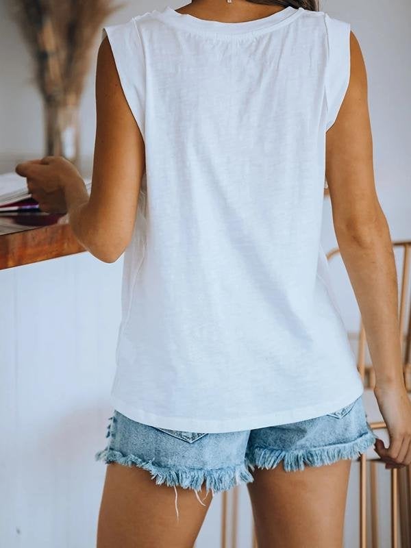 Chic Basic Solid Color Vest Cozy Blouses - Blouses - INS | Online Fashion Free Shipping Clothing, Dresses, Tops, Shoes - 04/13/2021 - Blouses - Color_Pink