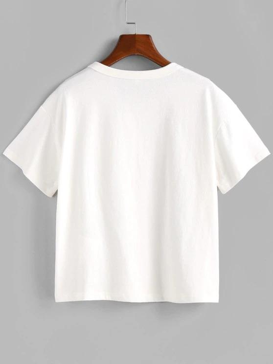 Chinese Style Graphic Tee - INS | Online Fashion Free Shipping Clothing, Dresses, Tops, Shoes