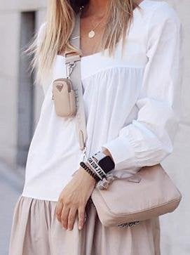 Contrasting Casual Loose Dress - Maxi Dresses - INS | Online Fashion Free Shipping Clothing, Dresses, Tops, Shoes - 17/06/2021 - 20-30 - color-blue