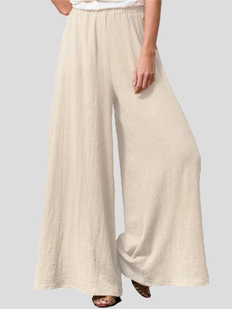 Cotton And Linen Loose Wide-Leg Casual Pants - Pants - INS | Online Fashion Free Shipping Clothing, Dresses, Tops, Shoes - 17/07/2021 - 20-30 - Bottom