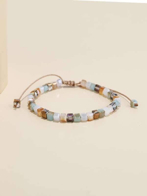 Crystal Beaded Bracelet - INS | Online Fashion Free Shipping Clothing, Dresses, Tops, Shoes