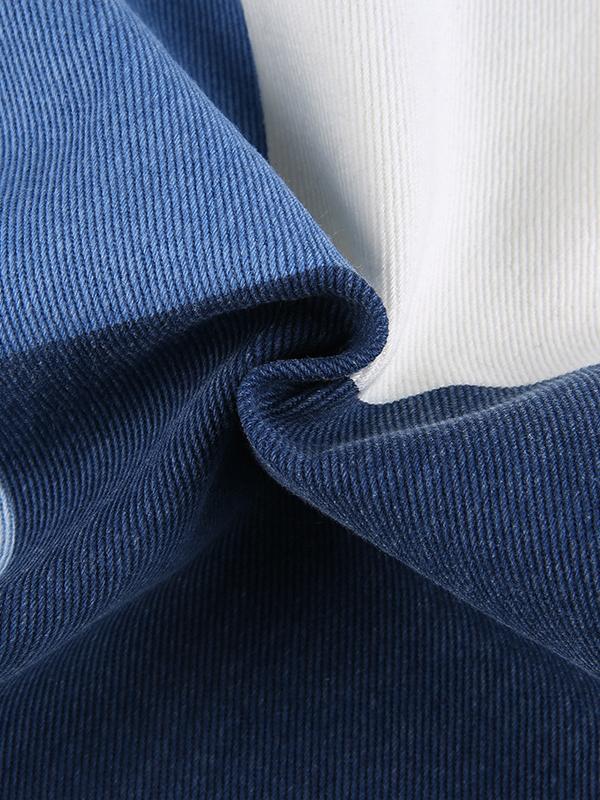 Diamond Check Print Contrast High-waisted Straight-leg Jeans - Jeans - INS | Online Fashion Free Shipping Clothing, Dresses, Tops, Shoes - 02/07/2021 - 40-50 - Bottoms