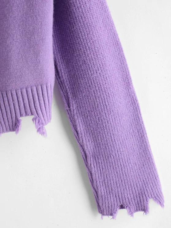 Distressed Button Up Crop Cardigan - INS | Online Fashion Free Shipping Clothing, Dresses, Tops, Shoes