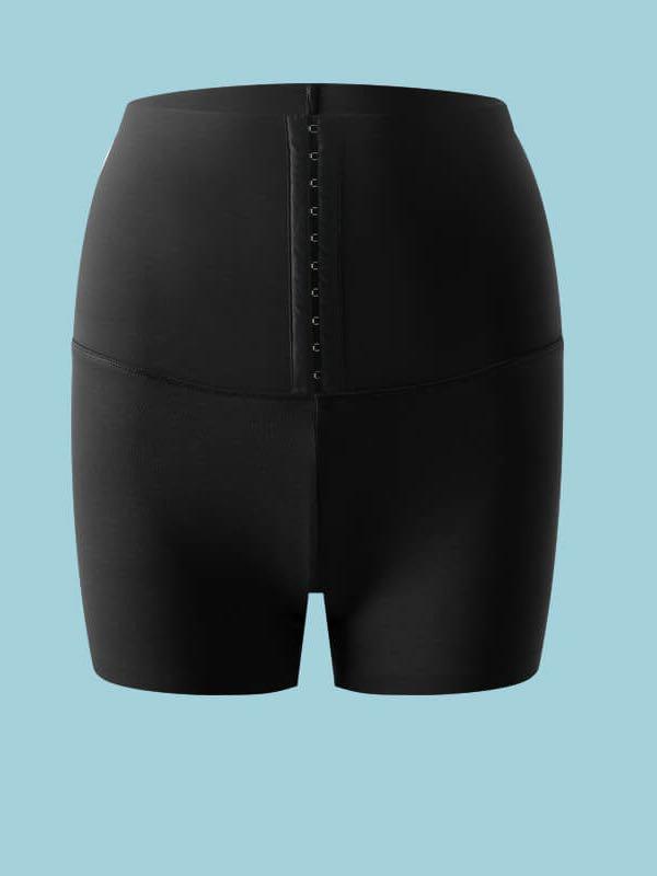 Double Breasted Tummy Control Butt Lifting Shorts - Leggings - INS | Online Fashion Free Shipping Clothing, Dresses, Tops, Shoes - 02/25/2021 - Autumn - Black