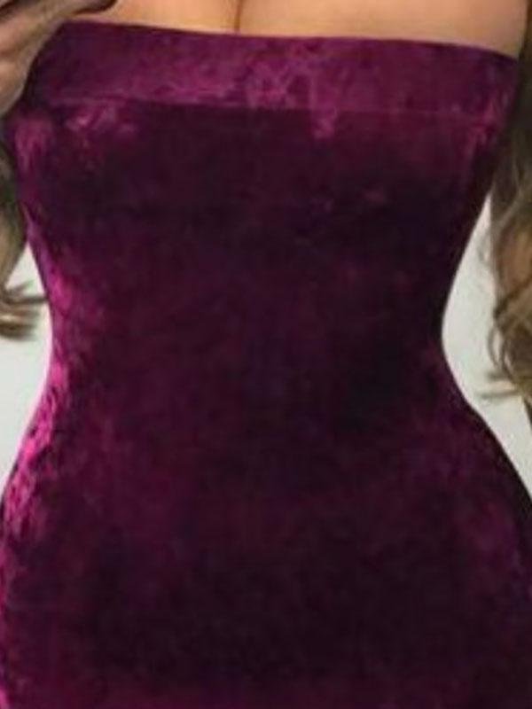 Elegant Solid Color Sleeveless Knee Length Prom Dress - Prom Dresses - INS | Online Fashion Free Shipping Clothing, Dresses, Tops, Shoes - 13/05/2021 - 13052021 - 130521