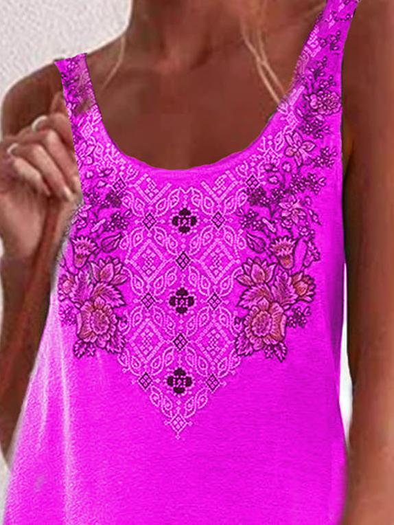 Embroidered Big Swing Vest Stitching Dress - Mini Dresses - INS | Online Fashion Free Shipping Clothing, Dresses, Tops, Shoes - 17/06/2021 - 20-30 - color-gray