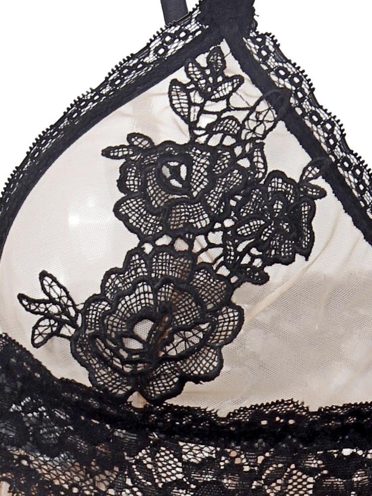 Embroidered Lace Transparent Suspender Skirt - Lingeries - INS | Online Fashion Free Shipping Clothing, Dresses, Tops, Shoes - 07/06/2021 - Category_ Lingeries - Color_Apricot