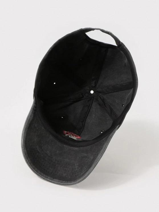 Embroidered Rose Baseball Cap - INS | Online Fashion Free Shipping Clothing, Dresses, Tops, Shoes