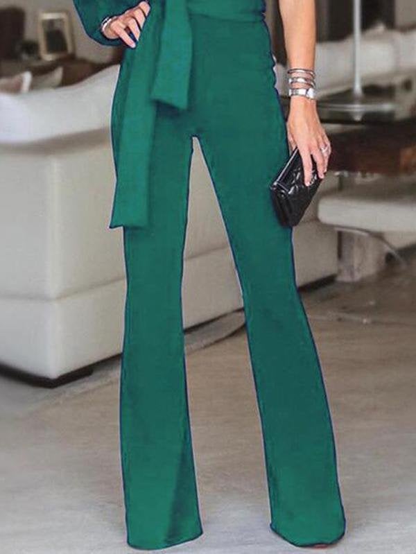 Enticing Endeavors One Shoulder Jumpsuit - Jumpsuits - INS | Online Fashion Free Shipping Clothing, Dresses, Tops, Shoes - 24/05/2021 - Color_Black - Color_Green