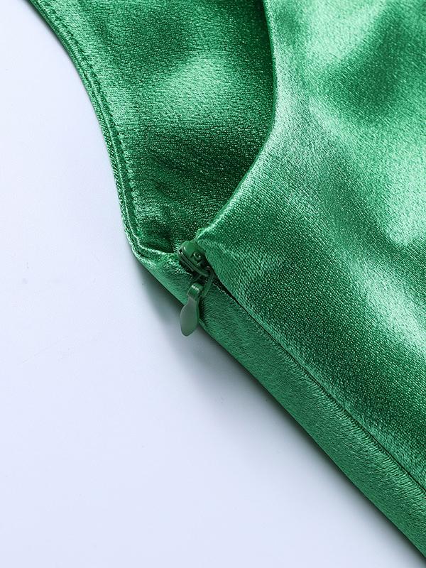 Eye-catching Satin High Slit Sling Slim Dress - Midi Dresses - INS | Online Fashion Free Shipping Clothing, Dresses, Tops, Shoes - 09/04/2021 - Color_Beige - Color_Gold