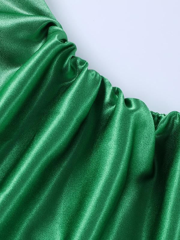 Eye-catching Satin High Slit Sling Slim Dress - Midi Dresses - INS | Online Fashion Free Shipping Clothing, Dresses, Tops, Shoes - 09/04/2021 - Color_Beige - Color_Gold