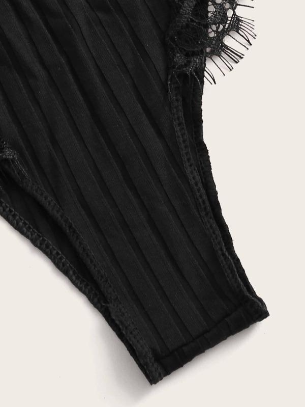 Eyelash Lace Underwire Lingerie Set - INS | Online Fashion Free Shipping Clothing, Dresses, Tops, Shoes