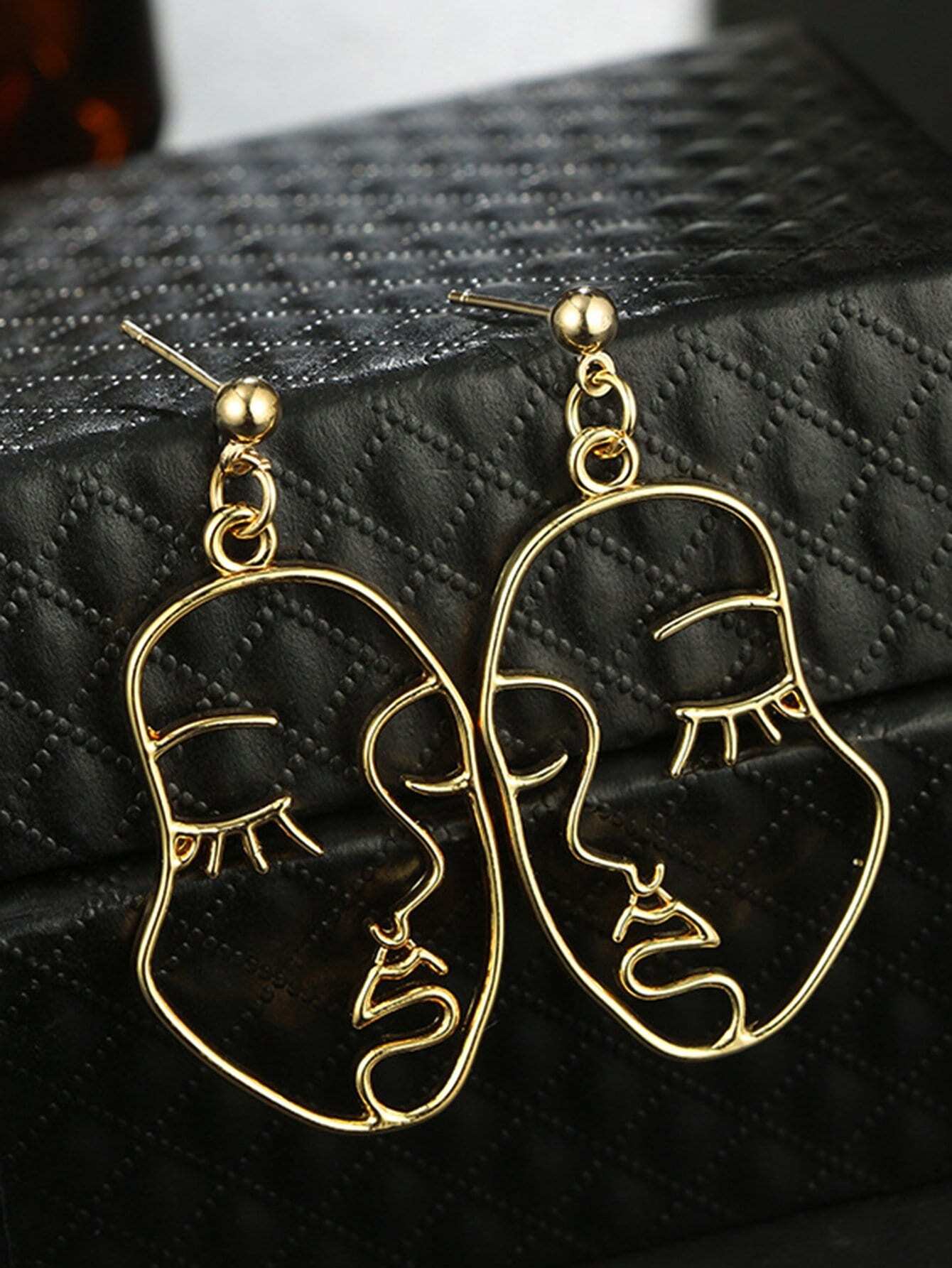 Face Design Drop Earrings - Earrings - INS | Online Fashion Free Shipping Clothing, Dresses, Tops, Shoes - 01/27/2021 - Accs & Jewelry - Casual