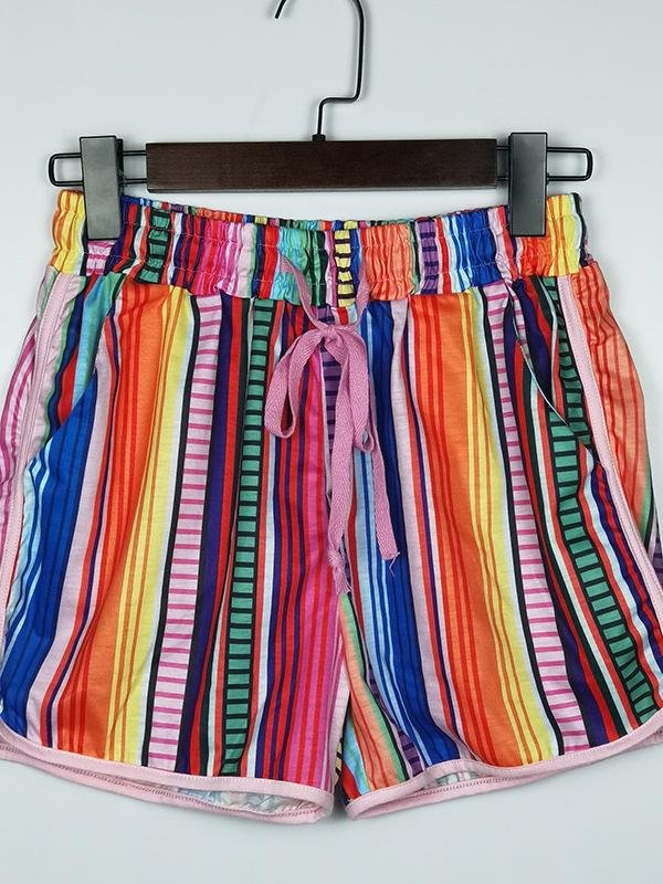 Fashion Drawstring Contrast Sports Shorts - Shorts - INS | Online Fashion Free Shipping Clothing, Dresses, Tops, Shoes - 10-20 - 19/06/2021 - Bottoms