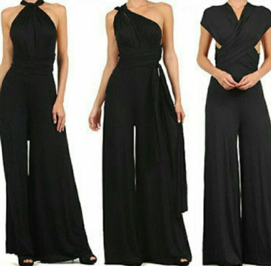 Fashion Solid Multi-wear Jumpsuits - Jumpsuits & Rompers - INS | Online Fashion Free Shipping Clothing, Dresses, Tops, Shoes - 01/07/2021 - 20-30 - Bottoms