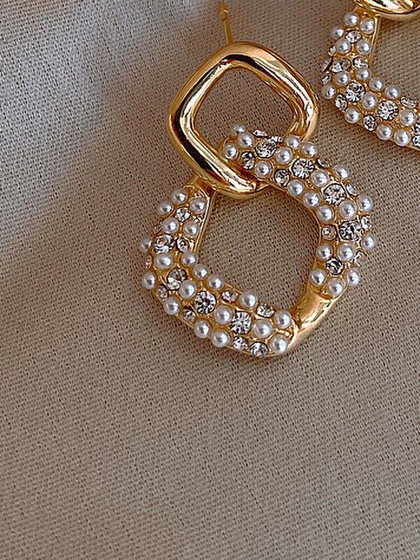 Faux Pearl Decor Chain Drop Earrings - INS | Online Fashion Free Shipping Clothing, Dresses, Tops, Shoes