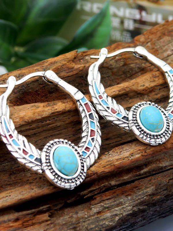 Feather earrings - INS | Online Fashion Free Shipping Clothing, Dresses, Tops, Shoes