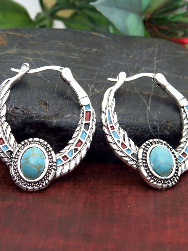 Feather earrings - INS | Online Fashion Free Shipping Clothing, Dresses, Tops, Shoes