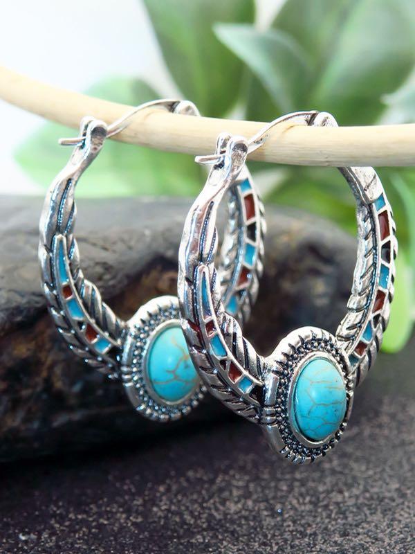 Feather earrings - INS | Online Fashion Free Shipping Clothing, Dresses, Tops, Shoes