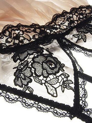 Feminine Mesh Lace Temptation Sleep dress Water-soluble Lace - INS | Online Fashion Free Shipping Clothing, Dresses, Tops, Shoes