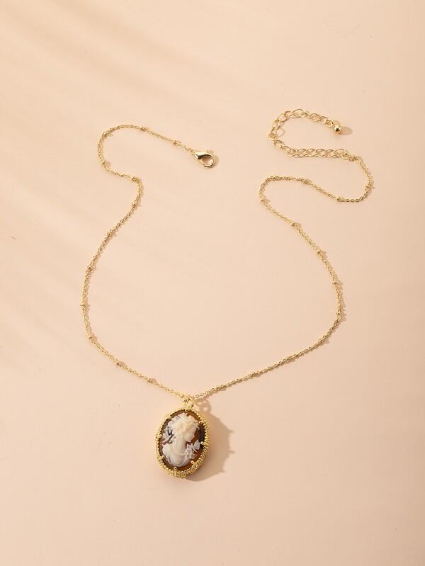 Figure Charm Necklace - INS | Online Fashion Free Shipping Clothing, Dresses, Tops, Shoes