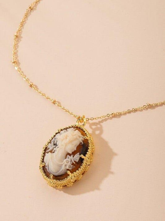 Figure Charm Necklace - INS | Online Fashion Free Shipping Clothing, Dresses, Tops, Shoes