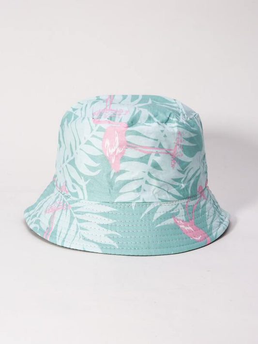 Flamingo Print Bucket Hat - INS | Online Fashion Free Shipping Clothing, Dresses, Tops, Shoes