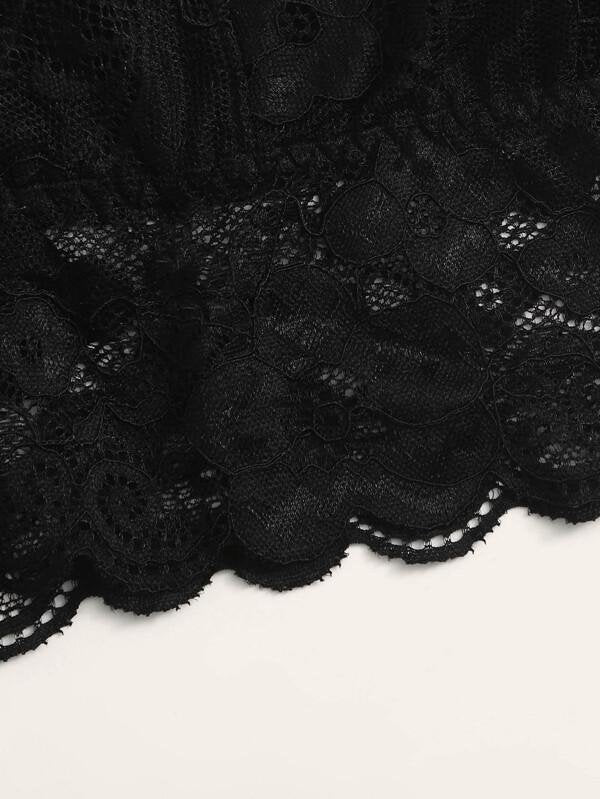 Floral Lace Bralette - INS | Online Fashion Free Shipping Clothing, Dresses, Tops, Shoes