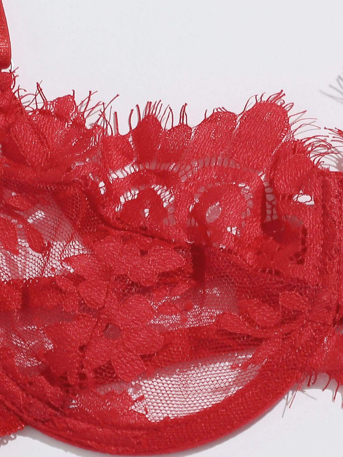 Floral Lace Underwire Lingerie Set - INS | Online Fashion Free Shipping Clothing, Dresses, Tops, Shoes