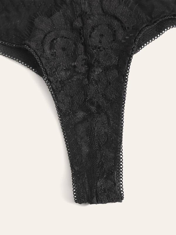 Floral Lace Underwire Lingerie Set - INS | Online Fashion Free Shipping Clothing, Dresses, Tops, Shoes