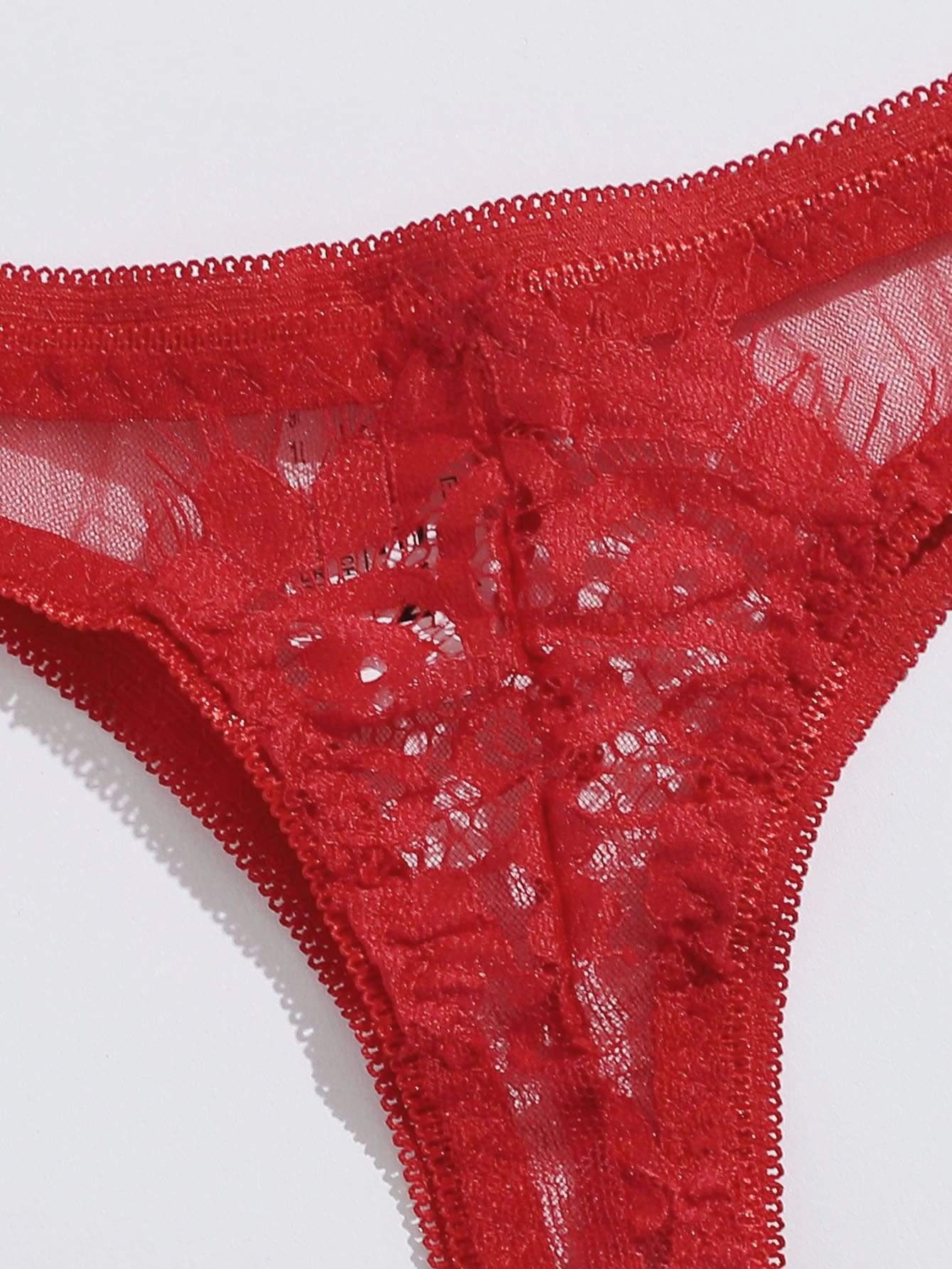 Floral Lace Underwire Lingerie Set - INS | Online Fashion Free Shipping Clothing, Dresses, Tops, Shoes