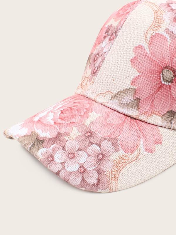 Floral Pattern Baseball Cap - INS | Online Fashion Free Shipping Clothing, Dresses, Tops, Shoes