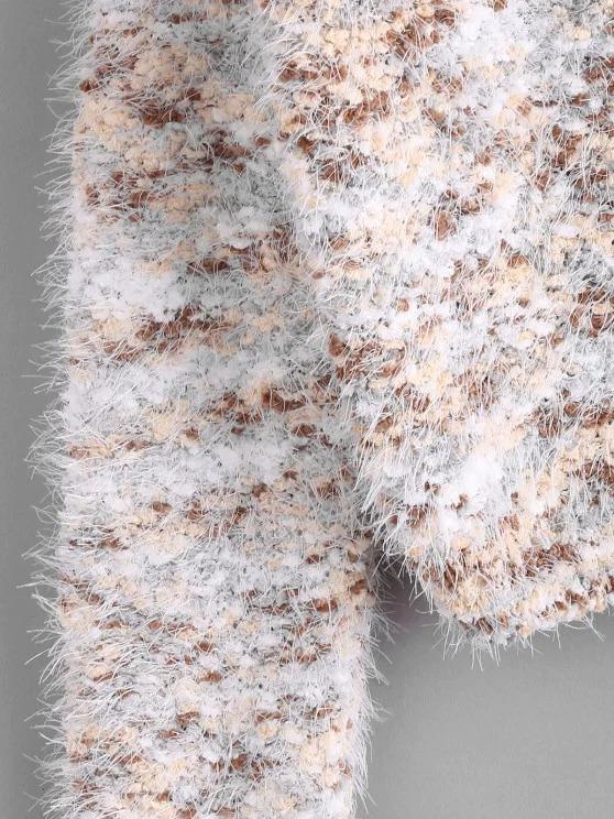 Fuzzy Chenille Confetti Knit Sweater - INS | Online Fashion Free Shipping Clothing, Dresses, Tops, Shoes