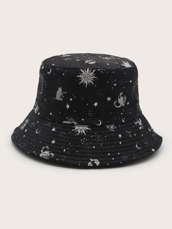 Galaxy Pattern Bucket Hat - INS | Online Fashion Free Shipping Clothing, Dresses, Tops, Shoes