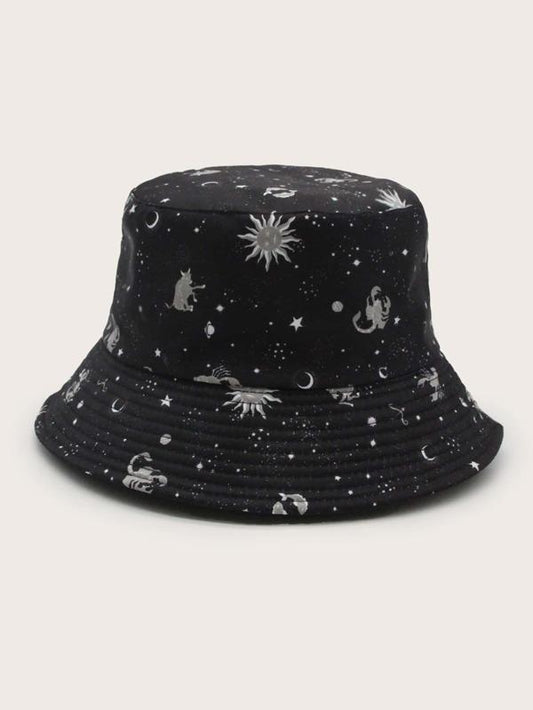 Galaxy Pattern Bucket Hat - INS | Online Fashion Free Shipping Clothing, Dresses, Tops, Shoes