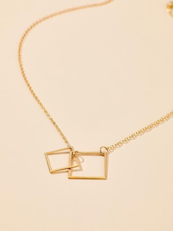 Geometric Decor Necklace - INS | Online Fashion Free Shipping Clothing, Dresses, Tops, Shoes