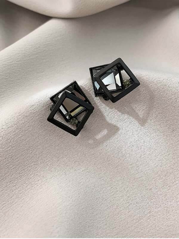 Geometric Design Stud Earrings - INS | Online Fashion Free Shipping Clothing, Dresses, Tops, Shoes
