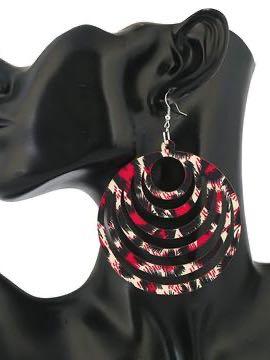 Geometric hollow wooden earrings - INS | Online Fashion Free Shipping Clothing, Dresses, Tops, Shoes