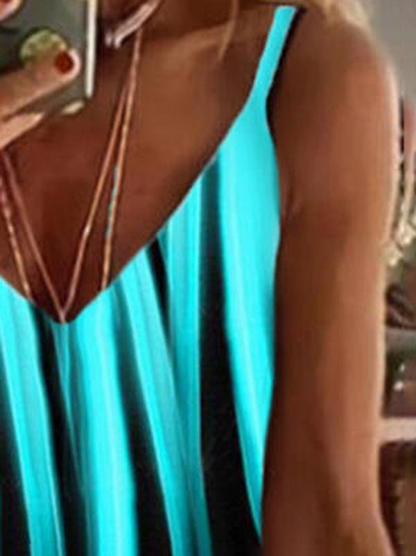 Gradient Print Spaghetti Straps Sleeveless Tank Tops - Tank Tops - INS | Online Fashion Free Shipping Clothing, Dresses, Tops, Shoes - 08/07/2021 - 10-20 - color-black