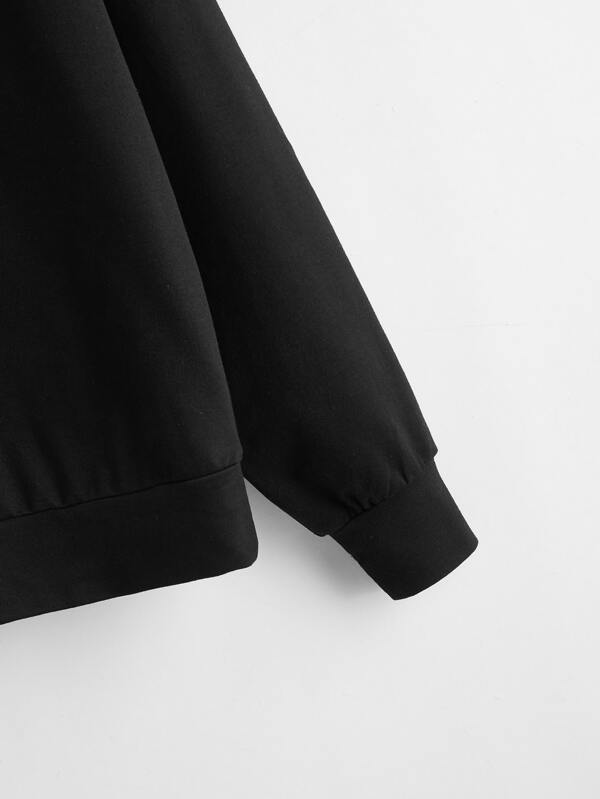 Graphic Print Crew Neck Sweatshirt - INS | Online Fashion Free Shipping Clothing, Dresses, Tops, Shoes