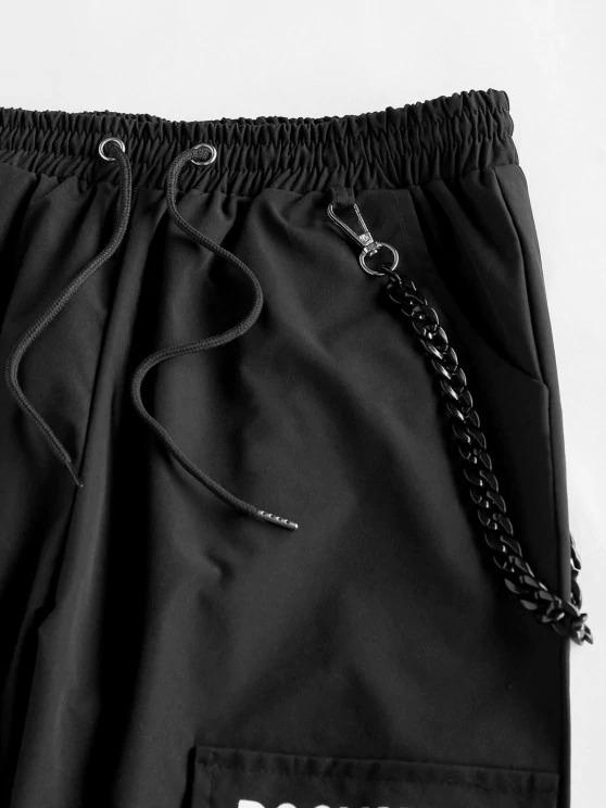 Graphic Rock More Print Cargo Pants - INS | Online Fashion Free Shipping Clothing, Dresses, Tops, Shoes